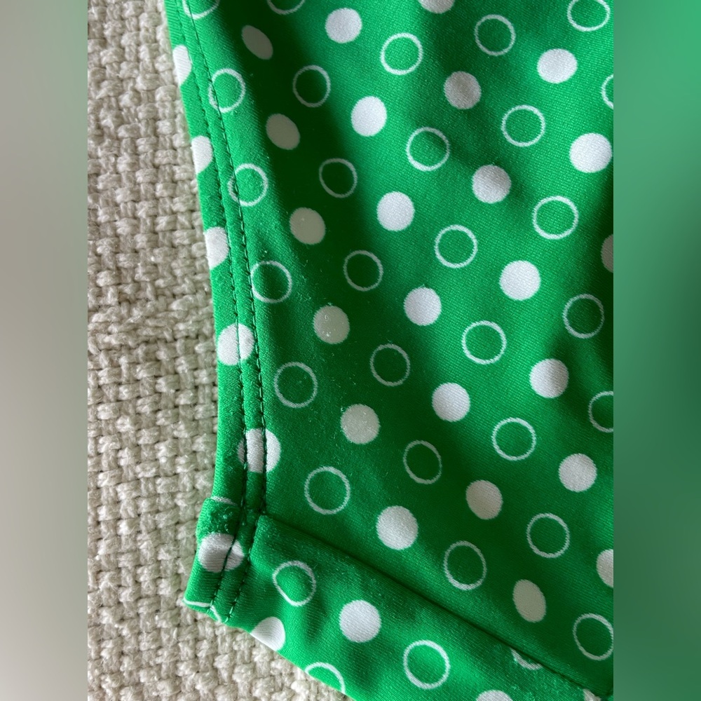 Hot Water Green and White Polka dot Bikini - Picture 4 of 8